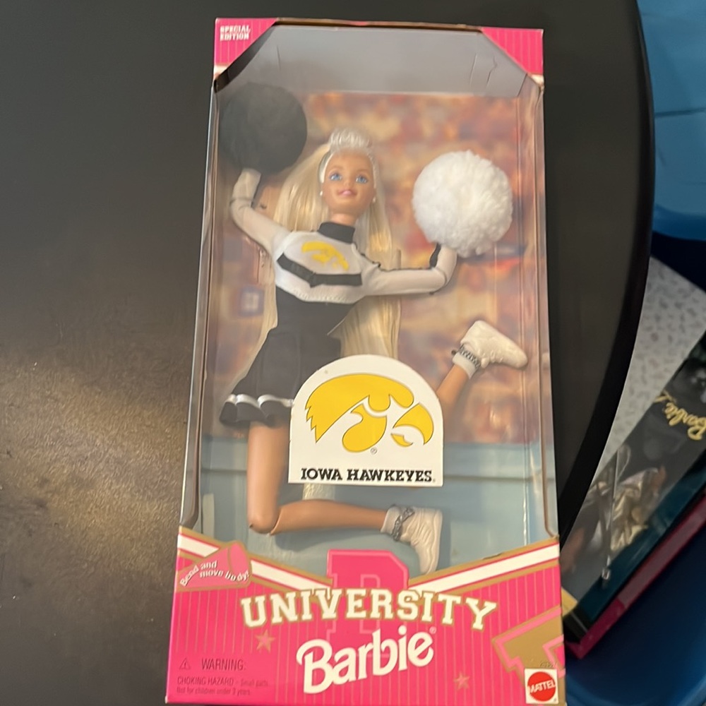 University of Iowa Barbie Special Edition NIB